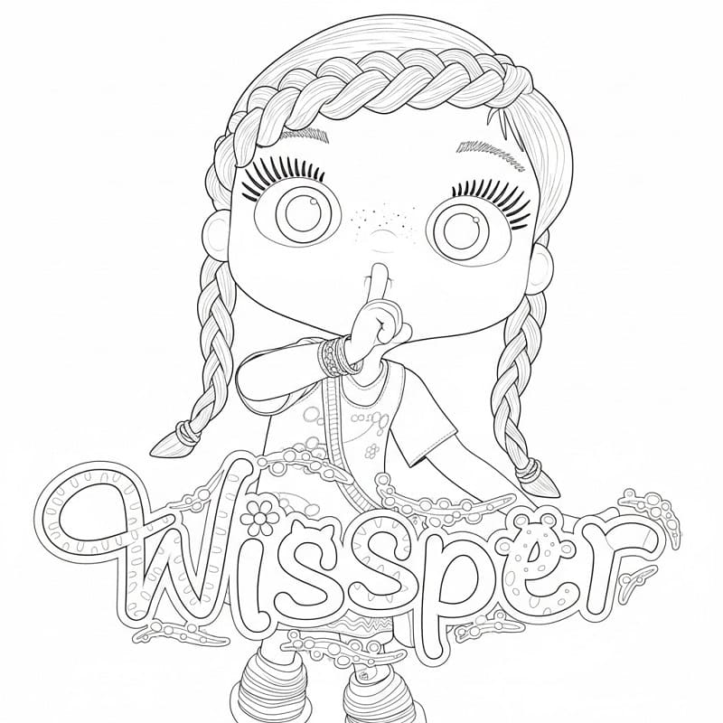 Wissper Renklendir Boyama Sayfası