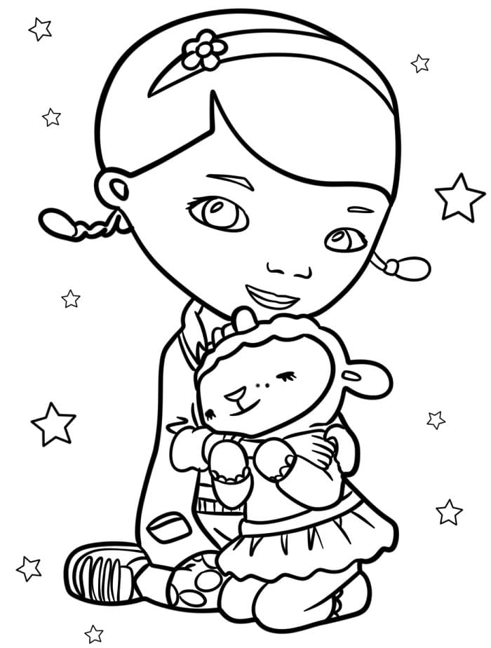 Yazdır Doktor McStuffins Boyama Sayfası