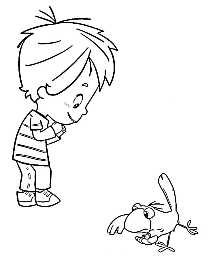 Yazdır Ege ile Gaga Boyama Sayfası