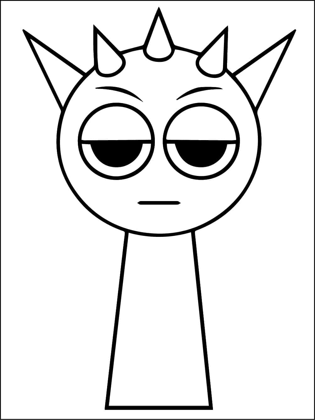 Yazdır Sprunki Boyama Sayfası