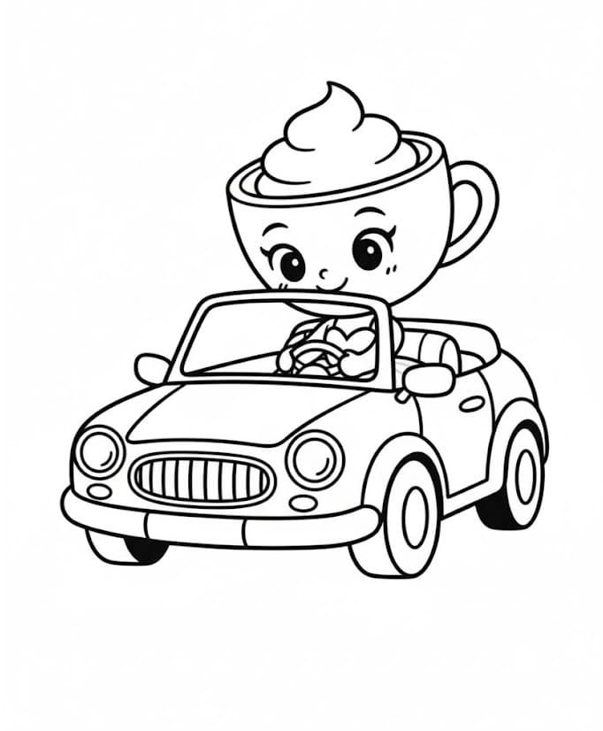 Yazdırılabilir Bedava Ballerina Cappuccina Boyama Sayfası