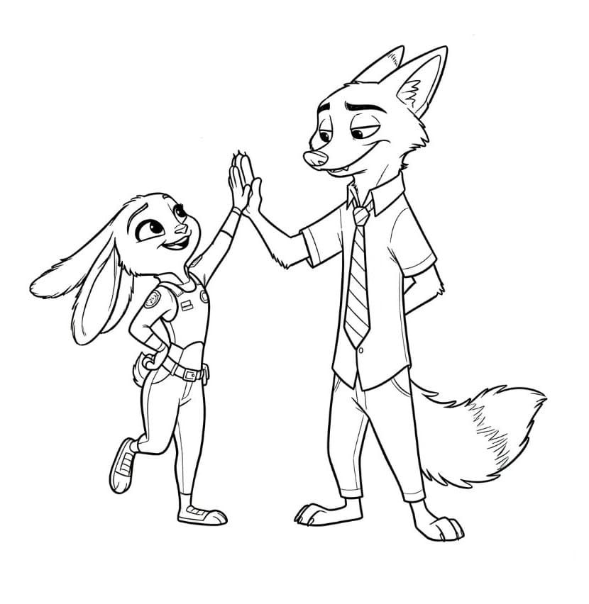 Zootropolis 2 Boyama Sayfaları