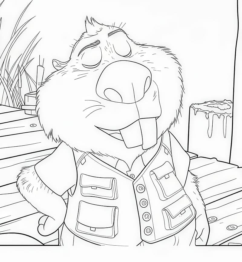 Zootropolis 2 Kép Boyama Sayfası