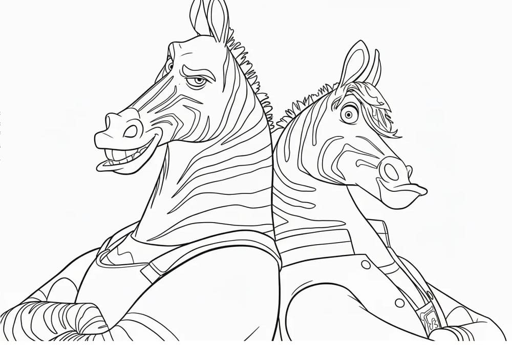 Zootropolis 2 Zebros Boyama Sayfası