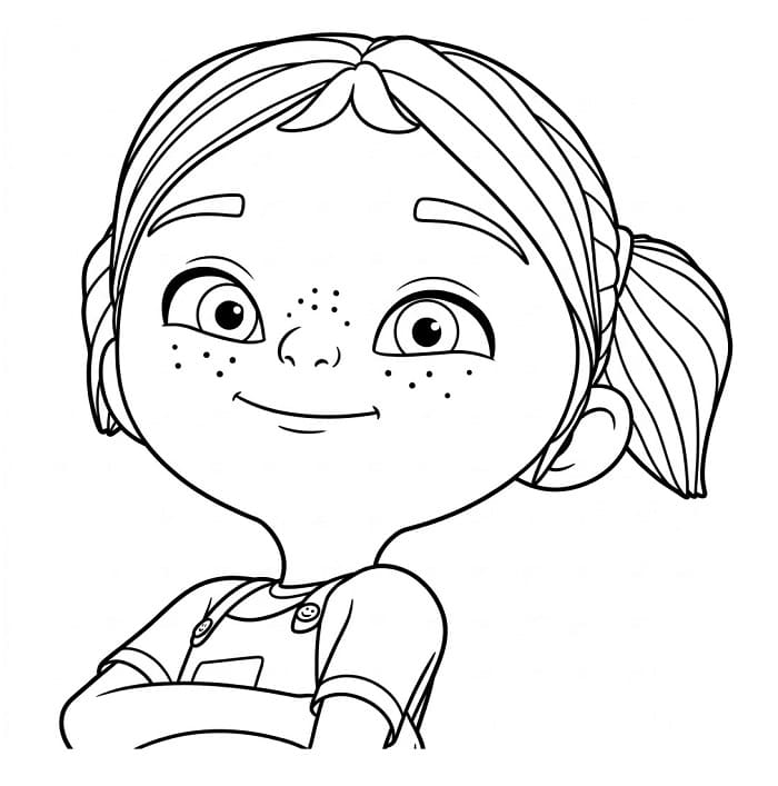 Animasyonlu Elif ve Arkadaşları Boyama Sayfası