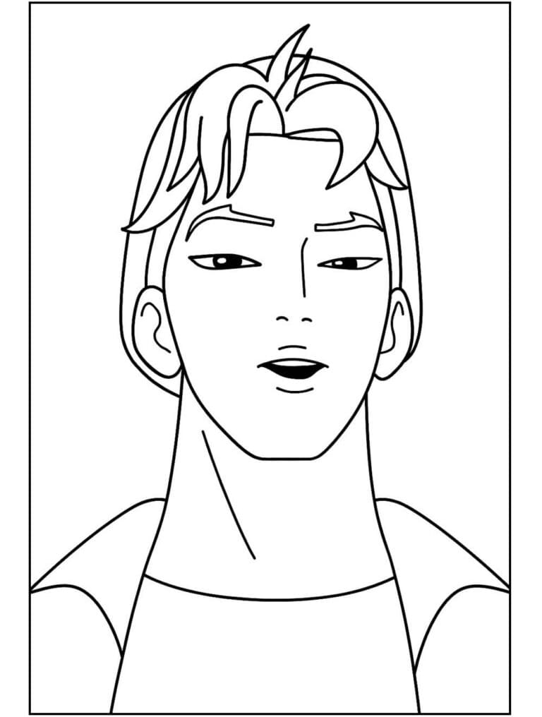 Basit Saja Boys Boyama Sayfası