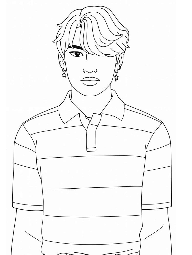 Bedava Saja Boys Resim Boyama Sayfası