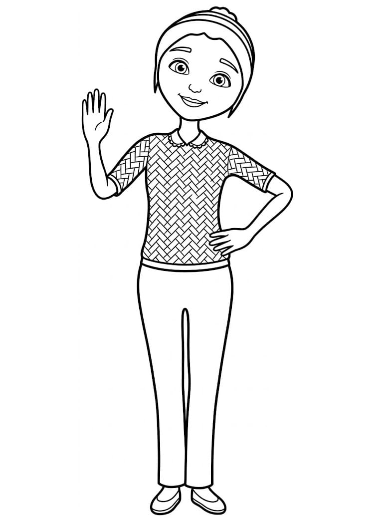 Bedava Yazdırılabilir Elif ve Arkadaşları Boyama Sayfası