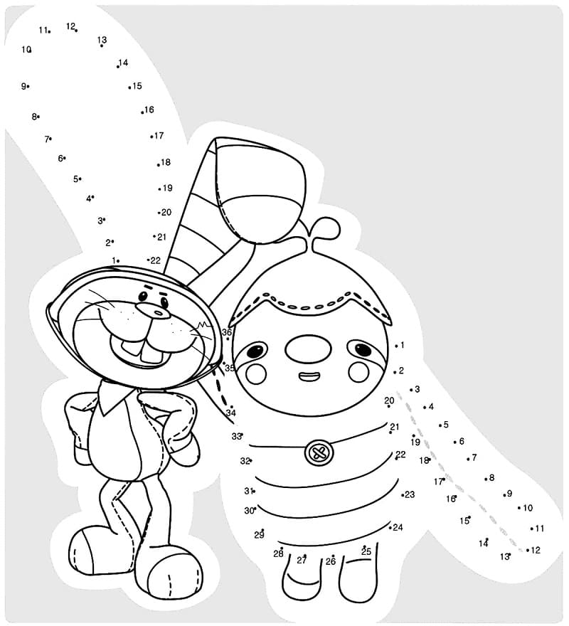 Çizgi Gökkuşağı Ruby Boyama Sayfası