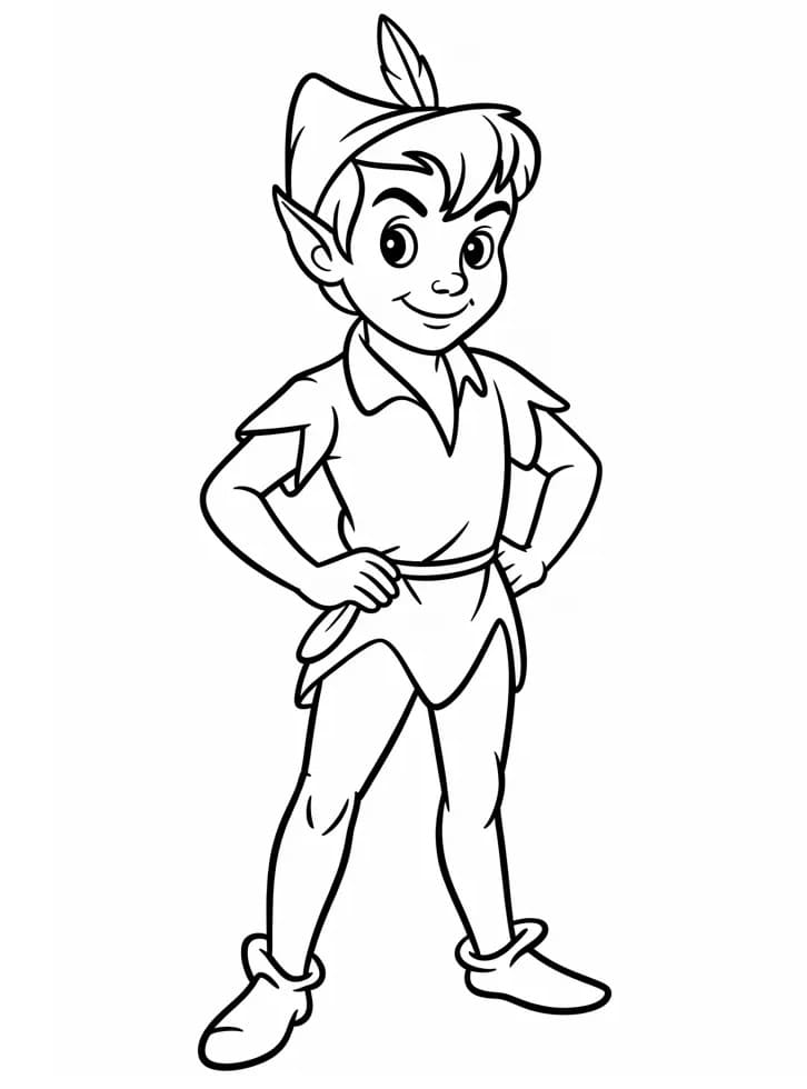 Peter Pan Boyama Sayfaları