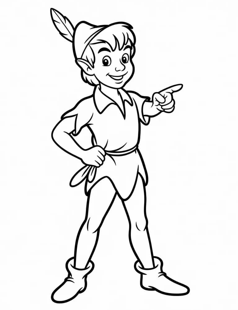 Dost Peter Pan Boyama Sayfası