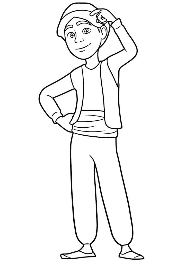 Elif ve Arkadaşları Bedava Resim Boyama Sayfası