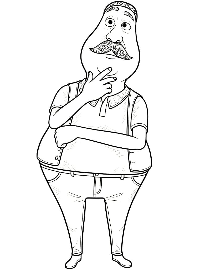 Elif ve Arkadaşları Renklendir Boyama Sayfası