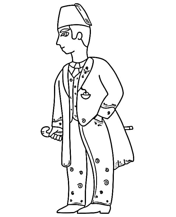 Harika Karagöz ve Hacivat Boyama Sayfası