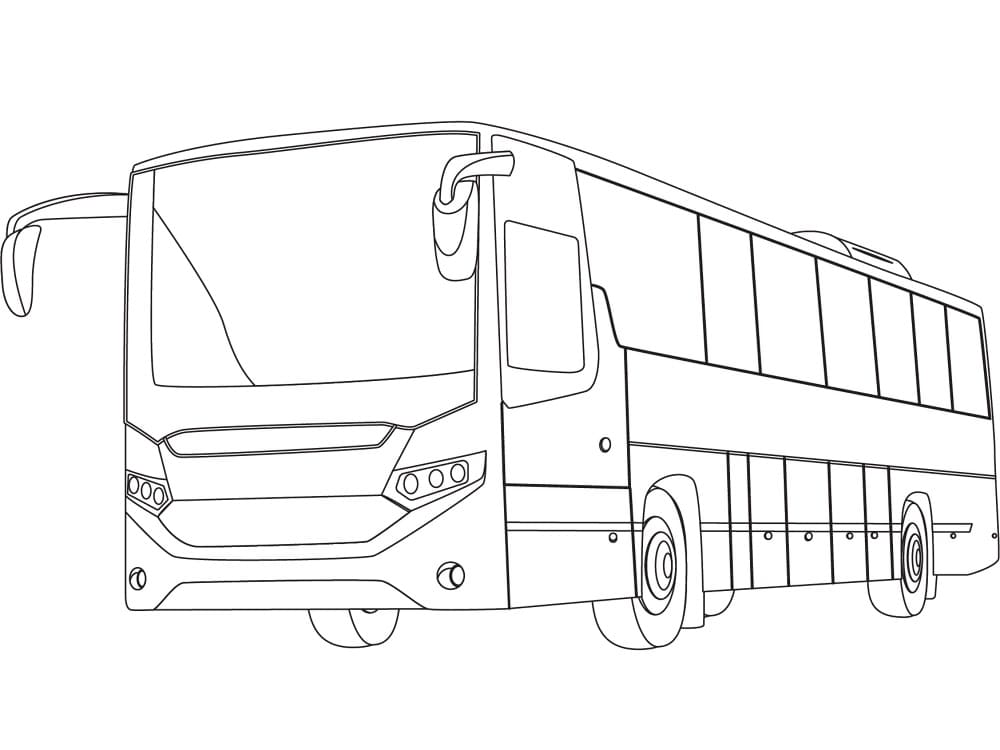 Hediye Otobüs Boyama Sayfası
