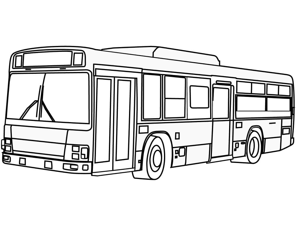 Otobüs Bedava Boyama Sayfası