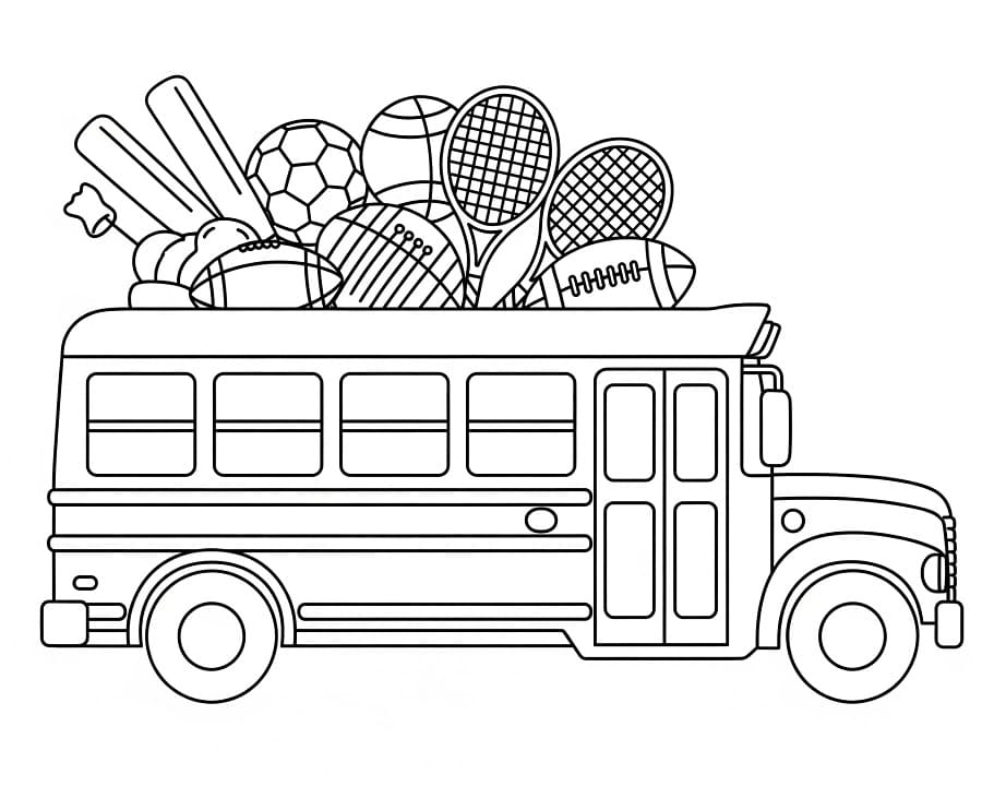 Otobüs Resmi Boyama Sayfası