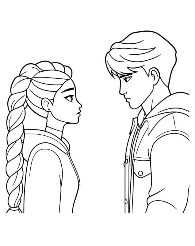 Saja Boys Bedava Boyama Sayfası