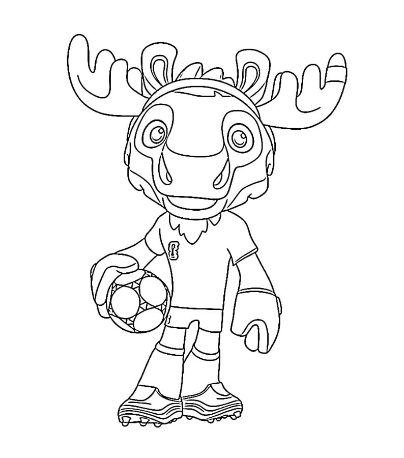 Ücretsiz Dünya Kupası 2026 Boyama Sayfası