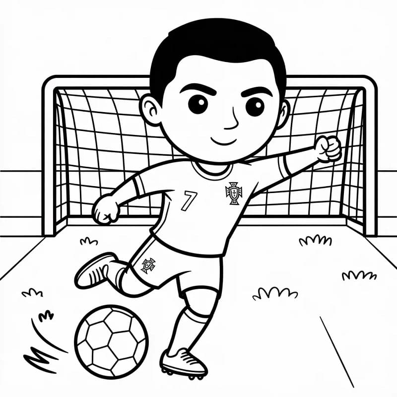 Yazdırılabilir Dünya Kupası 2026 Resim Boyama Sayfası