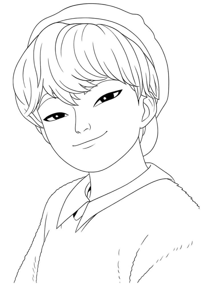 Yazdırılabilir Saja Boys Bedava Boyama Sayfası