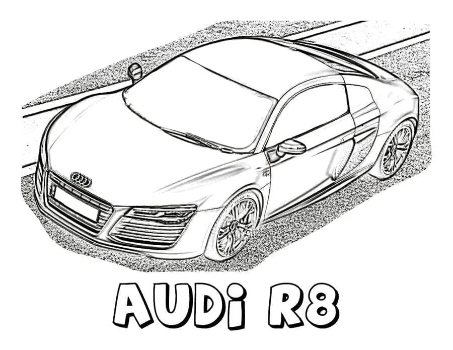 Audi R8 Boyama Sayfası