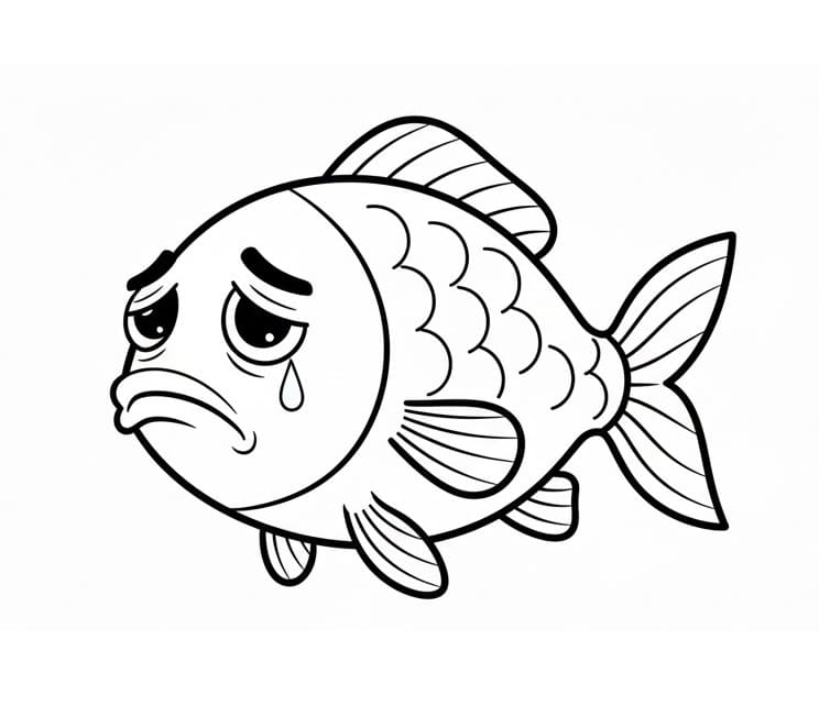 Bedava Balık Yazdır Boyama Sayfası