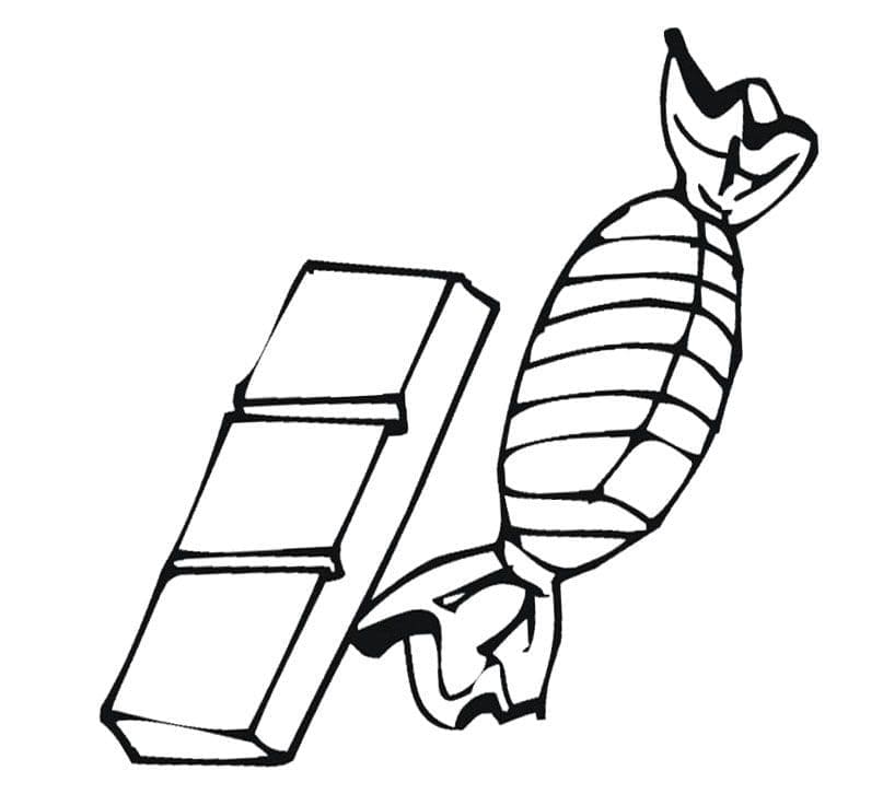 Bedava Şeker Yazdır Boyama Sayfası