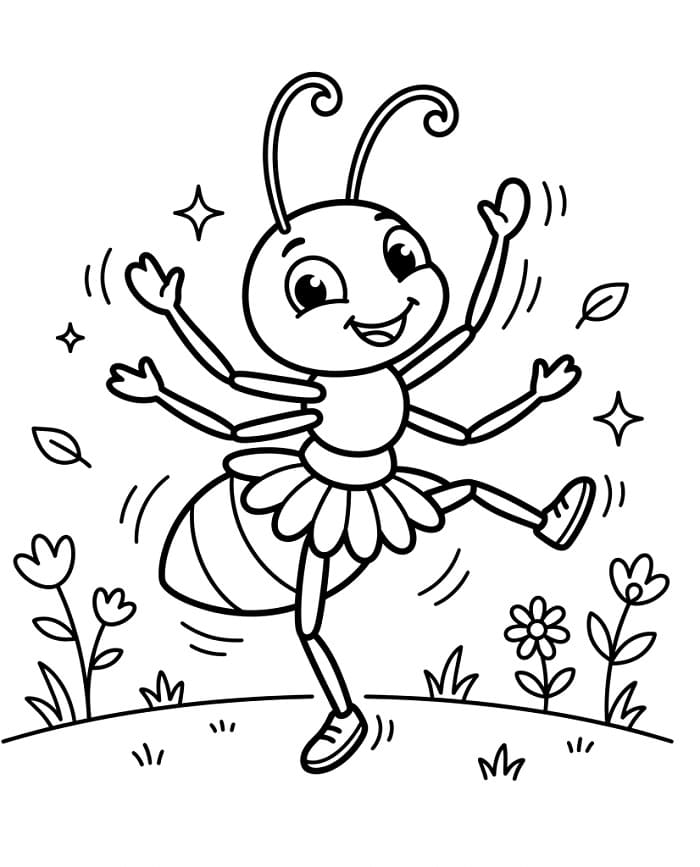 Karınca Boyama Sayfaları