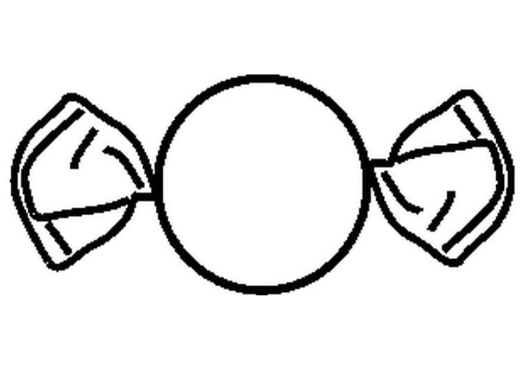 Bir Şeker Boyama Sayfası