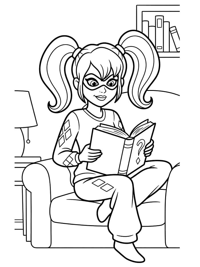 DC'den Harley Quinn Boyama Sayfası