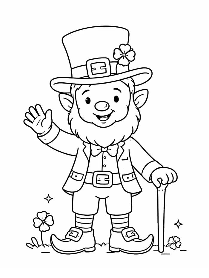 Dost Leprikon Boyama Sayfası