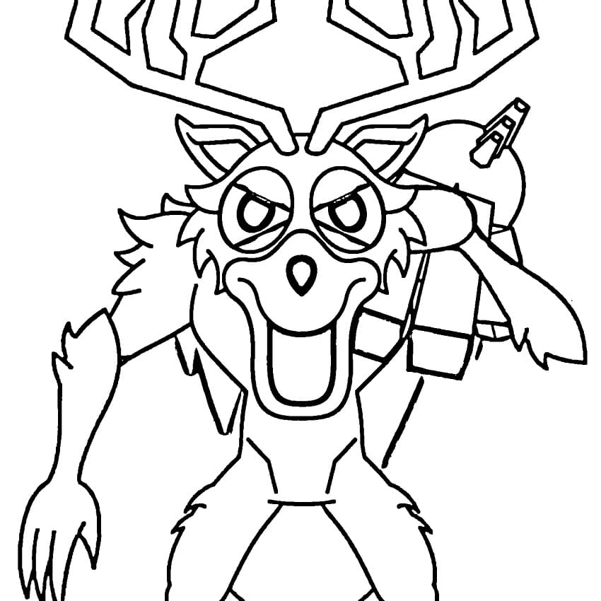 Hediye Ormanda 99 Gece Boyama Sayfası