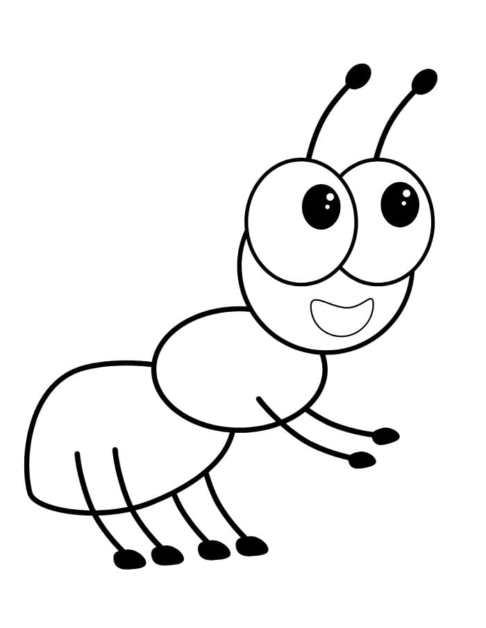 Karınca Bedava Boyama Sayfası