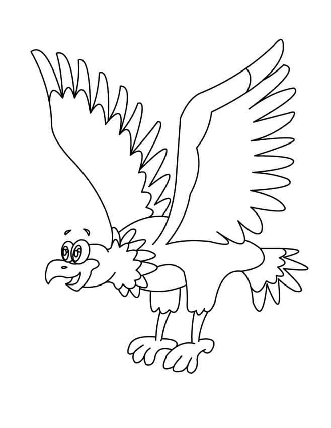 Kartal 3 Boyama Sayfası