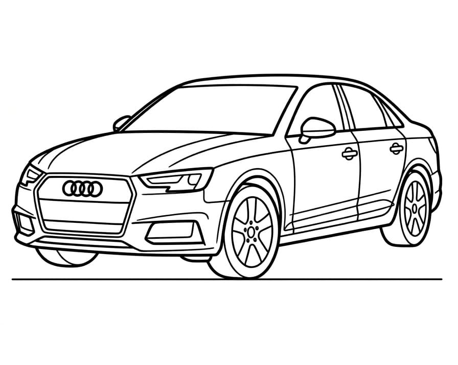 Audi Boyama Sayfaları