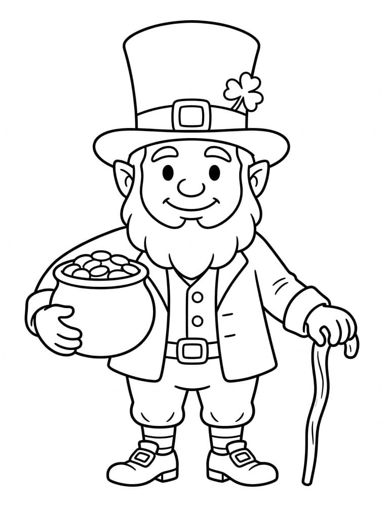 Leprikon Boyama Sayfaları