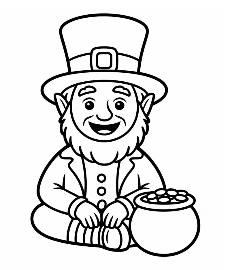 Küçük Leprikon Boyama Sayfası