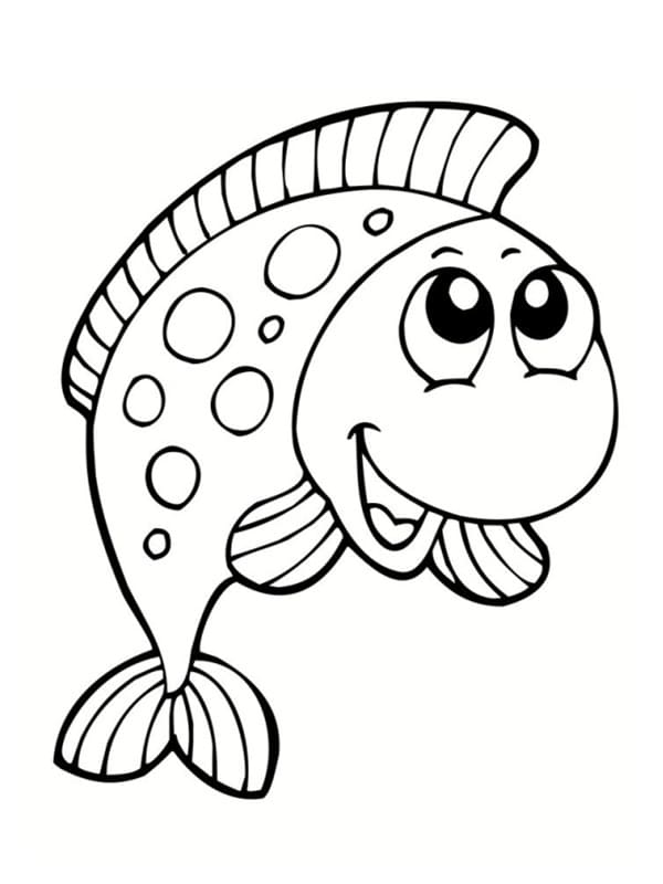Küçük balık Boyama Sayfası
