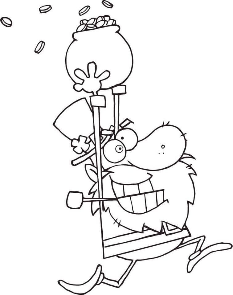 Leprikon Renklendir Boyama Sayfası