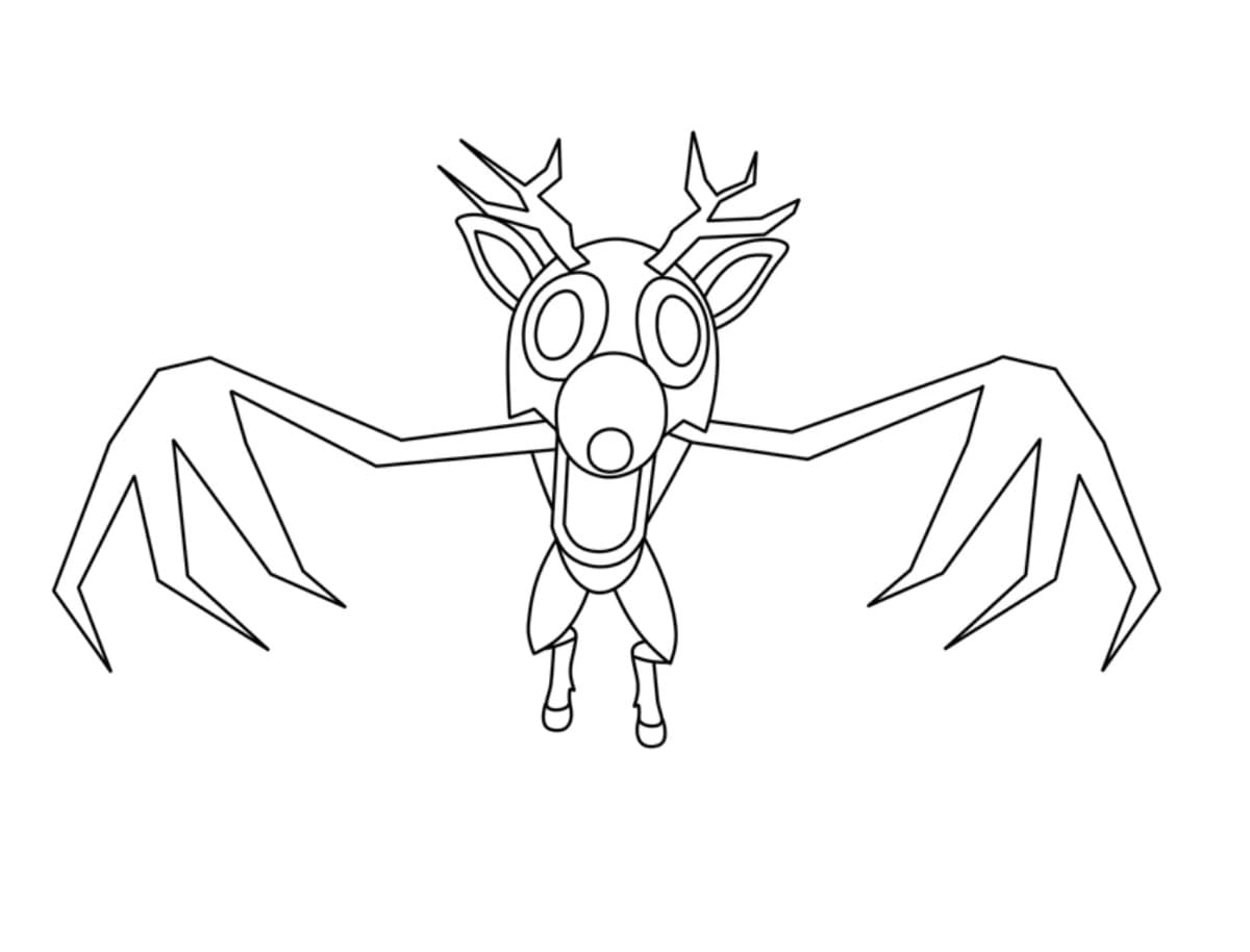 Ormanda 99 Gece Oyununu Oyna Boyama Sayfası