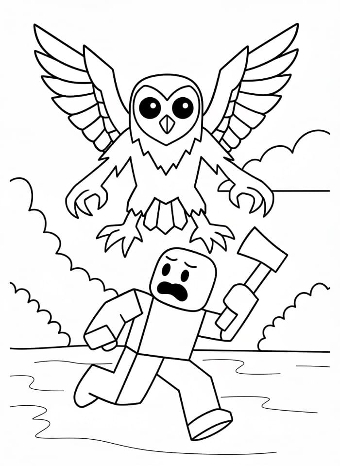 Ormanda 99 Gece Boyama Sayfaları