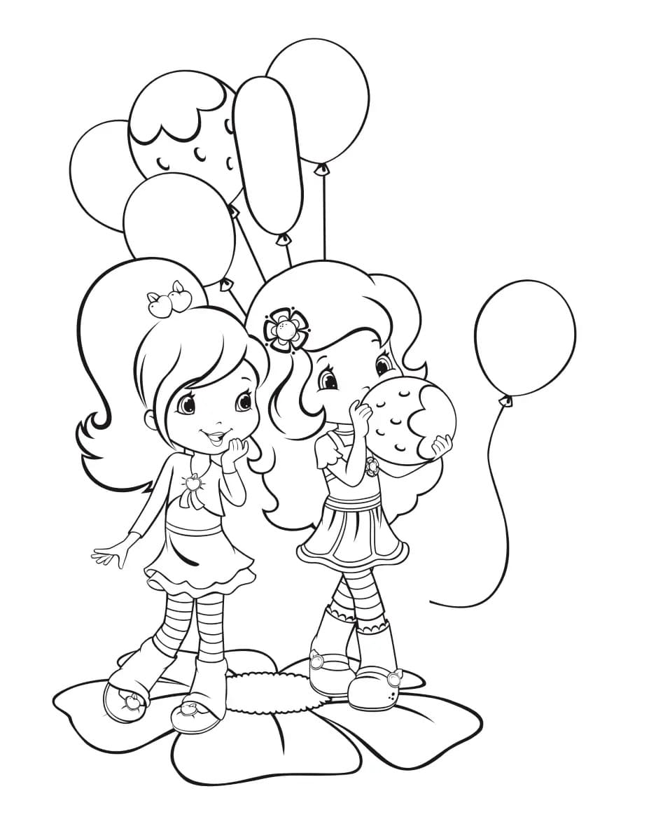 Plum Pudding ve Turuncu Çiçek Boyama Sayfası