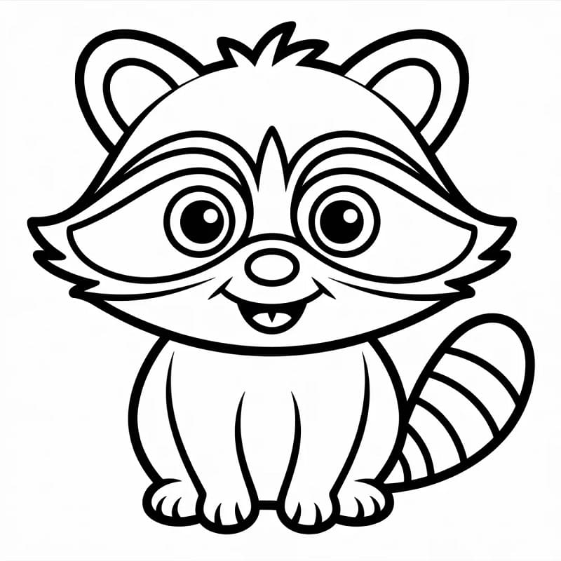 Rakun Boyama Boyama Sayfası