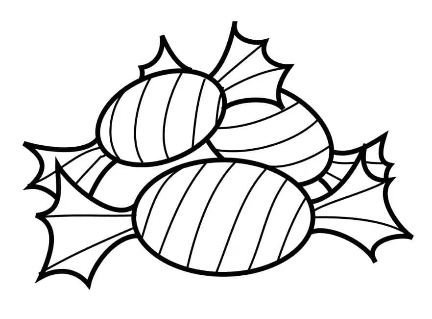 Şeker (1) Boyama Sayfası