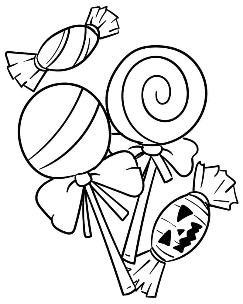 Şeker (3) Boyama Sayfası