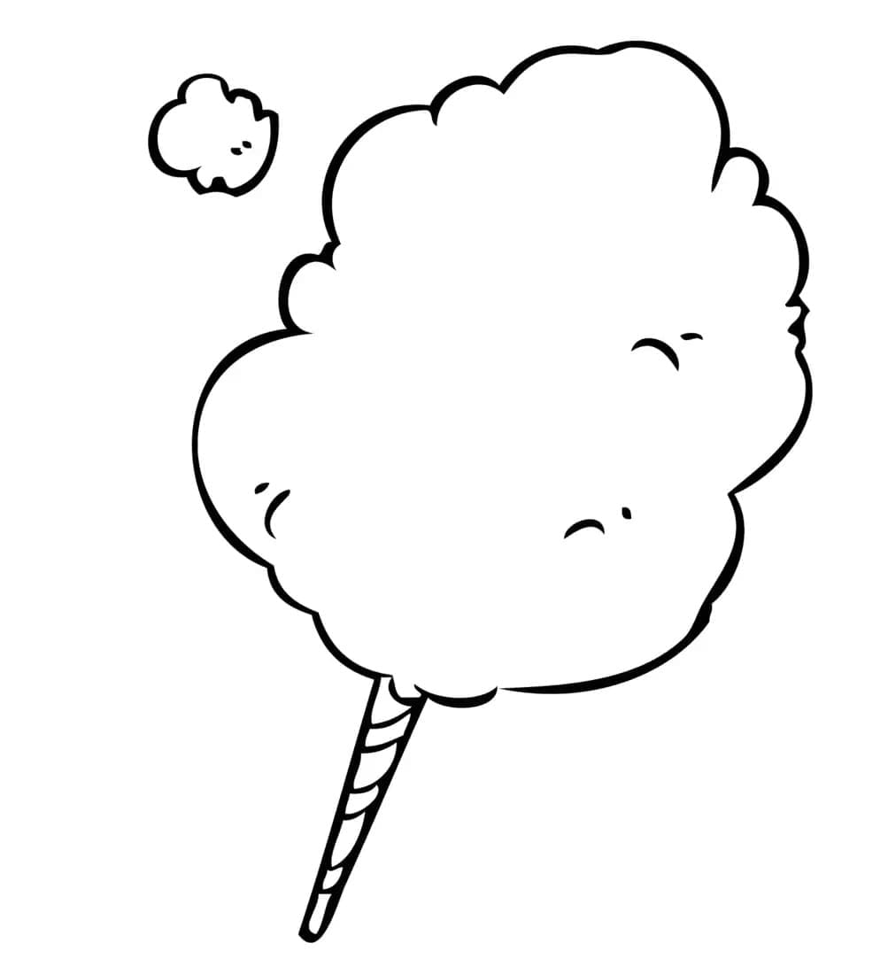 Şeker 6 Yaş Çocuklar İçin Boyama Sayfası