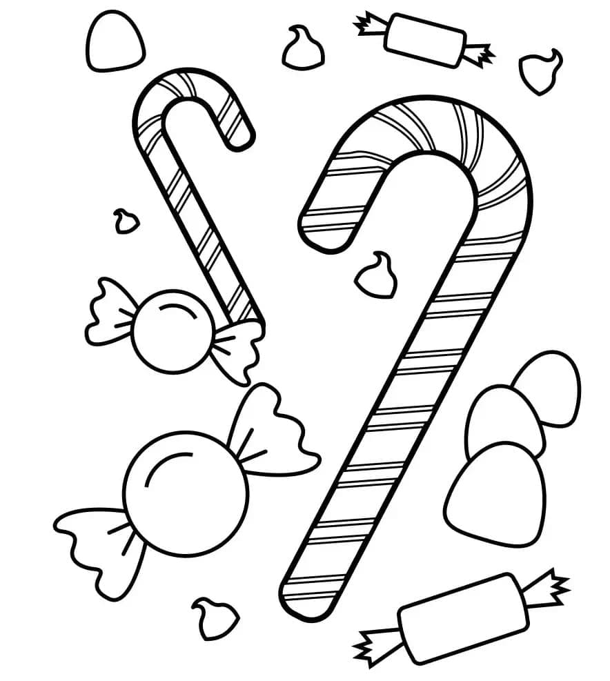 Şeker (8) Boyama Sayfası