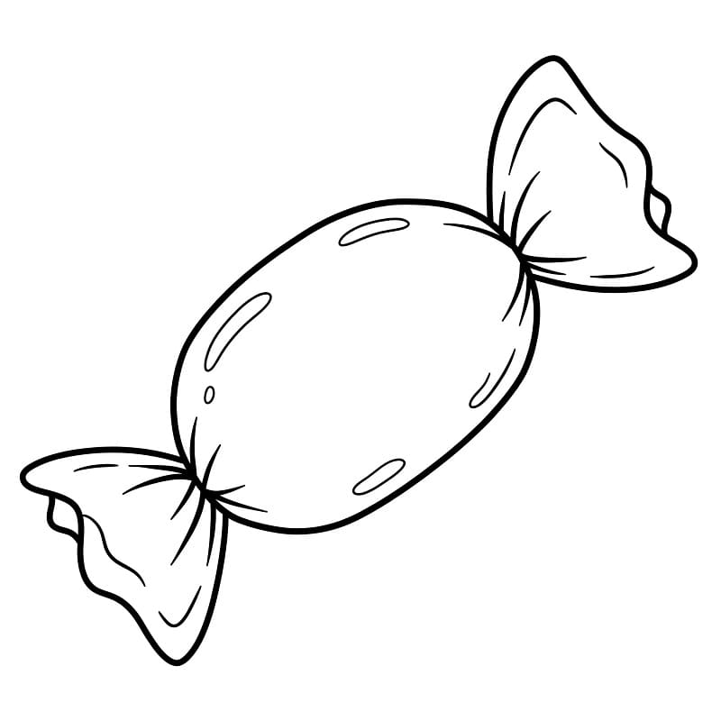 Şekerler Boyama Sayfası