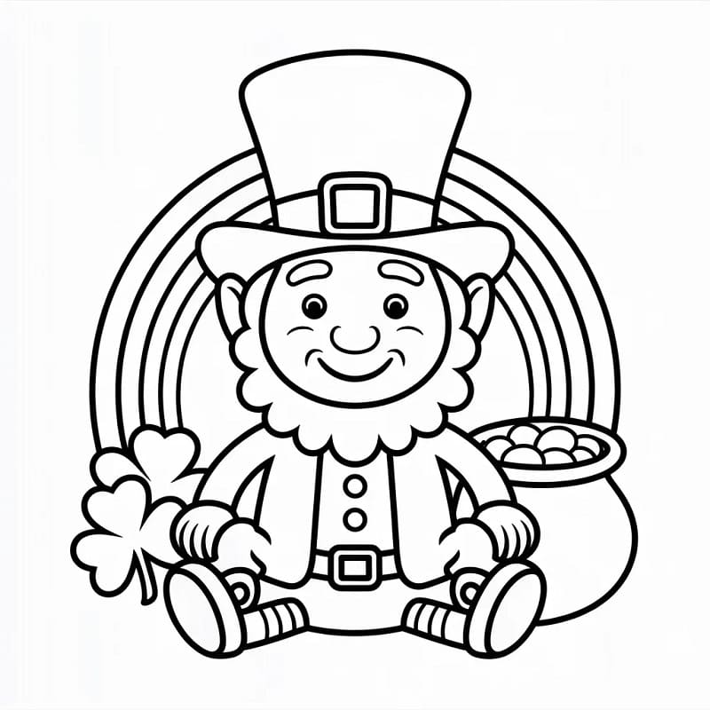 Şirin Leprikon Boyama Sayfası